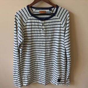 NWOT Striped Blue and White Men's Shirt